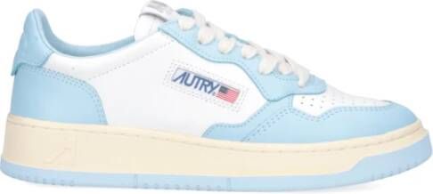 Autry Lichtblauwe Sneakers voor Vrouwen Ss24 Multicolor Dames