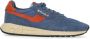 Autry Blauwe Leren Sneakers met Logodetail - Thumbnail 1