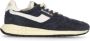 Autry Blauwe Leren Sneakers Ronde Neus - Thumbnail 1