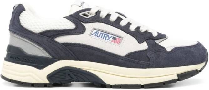Autry Blauwe Sneakers met Reelwind Sluiting