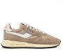 Autry Bruin Leren Sneakers Beige Dames - Thumbnail 1