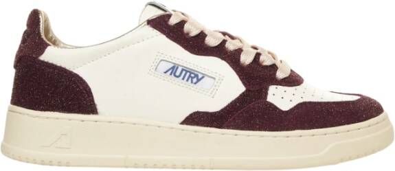 Autry Bruine Sneakers Aw25 Stijlvol Ontwerp