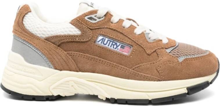 Autry Bruine Sneakers voor Vrouwen Aw25
