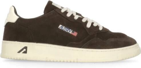 Autry Bruine Suède Leren Sneakers voor Mannen