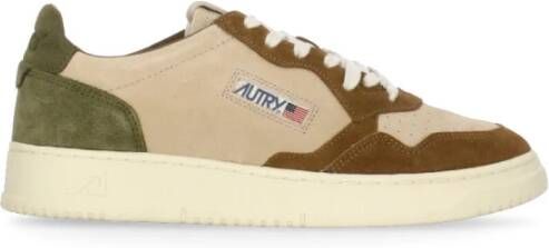 Autry Bruine Suède Leren Sneakers voor Mannen