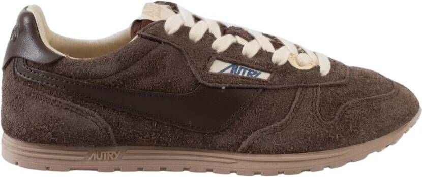 Autry Bruine Suède Urban Sneakers