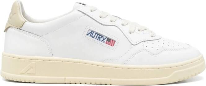 Autry Blauwe Geperforeerde Sneakers Veters Rubberen Zool - Foto 3