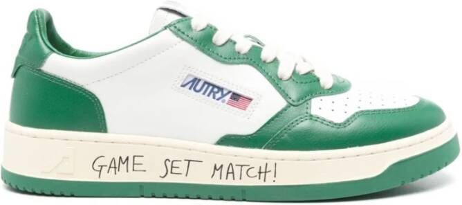 Autry Casual Sneaker Schoenen voor Mannen Green Heren