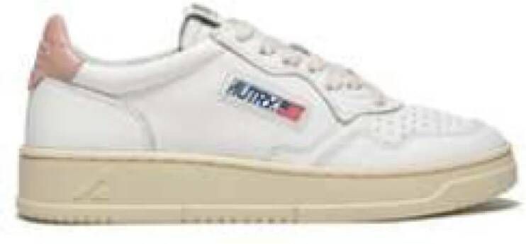 Autry Witte Leren Sneakers met Iconische Achterzak White Dames - Foto 8