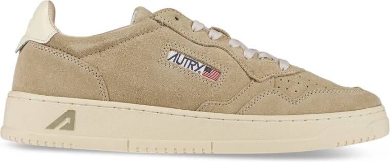 Autry Sneakers van leer en suède met logo - Foto 3