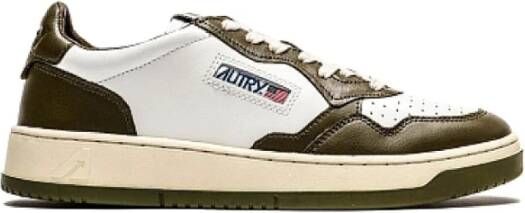 Autry Tijdloze stijl met een eigentijdse touch Vintage-ge?nspireerde leren sneakers Wit Heren