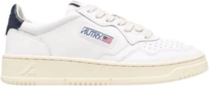 Autry Casual Stijl Leren Sneakers White Heren