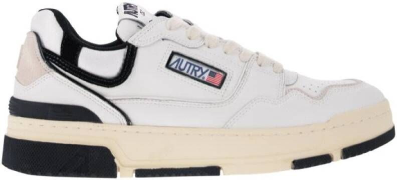 Autry Moderne CLC Sneakers met Levendig Basketbal-geïnspireerd Design White Heren