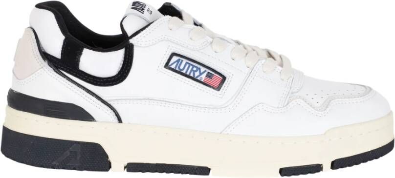 Autry Moderne CLC Sneakers met Levendig Basketbal-geïnspireerd Design White Heren