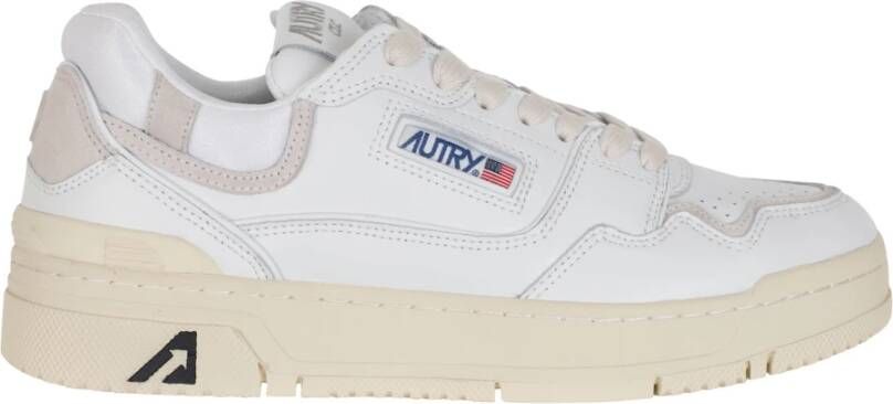 Autry Moderne CLC Sneakers met Levendig Basketbal-geïnspireerd Ontwerp White