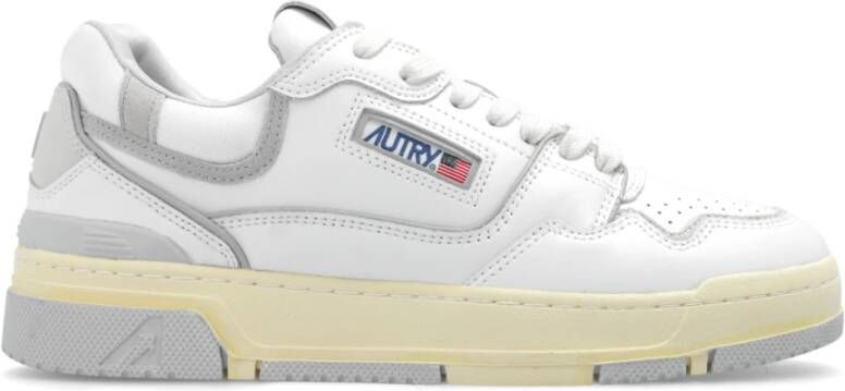 Autry CLC sneaker van kalfsleer met suède details