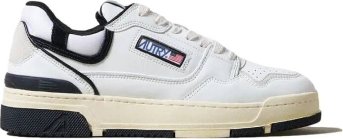 Autry CLC Wit-Blauwe Sneakers White Heren