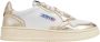 Autry Witte Platina Leren Sneakers Vintage-geïnspireerd Wit Dames - Thumbnail 9