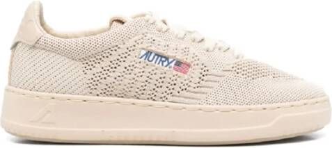 Autry Low-Top Sneakers Easeknit Textile Low-Top Sneakers in beige