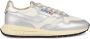 Autry Contrasterende Leren Lage Sneakers - Thumbnail 1