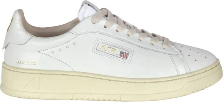 Autry Dallas Low Leren Sneakers White Dames