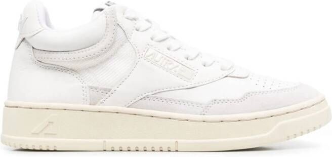 Autry Dames Open Mid Sneakers White Dames