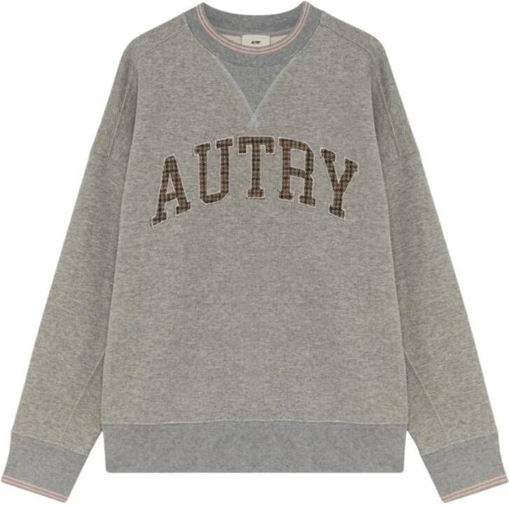 Autry Dames Sweatshirt met Gestreepte Ribboord