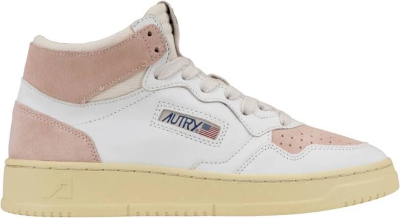 Autry Dames vetersneakers van leer White Dames