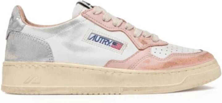 Autry Driekleurige Handvervaardigde Sneakers Multicolor Dames