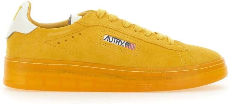 Autry Gele Sneakers Dallas Stijl