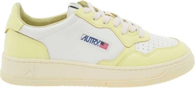 Autry Gele Sneakers Medalist Yellow Heren