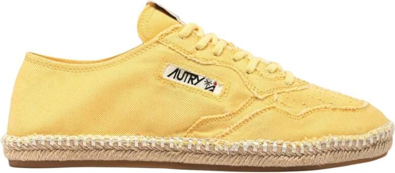 Autry Gele Stijlvolle Sneakers