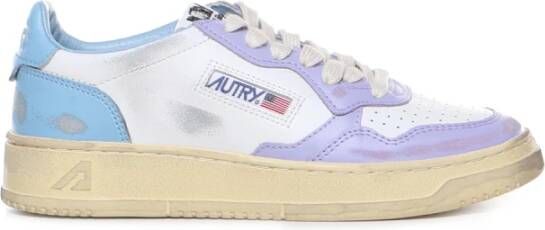 Autry Gemengde Katoenen Sneakers Meerkleurig Dames