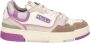 Autry Gestikte Leren Sneakers met Logodetail Multicolor Dames - Thumbnail 1