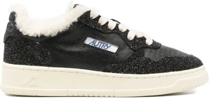 Autry Glitter Panel Sneakers