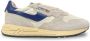 Autry Grijze en witte leren sneakers met blauwe details Multicolor Heren - Thumbnail 1