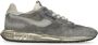Autry Grijze Leren Sneakers met Logodetail - Thumbnail 1