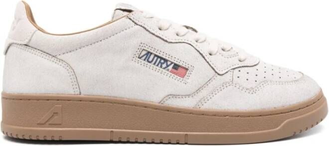 Autry Grijze Low-top Medalist Sneakers