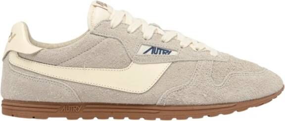 Autry Grijze Platte Schoenen