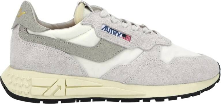 Autry Reelwind Sneakers Vintage-geïnspireerde Prestatieschoenen Beige Heren