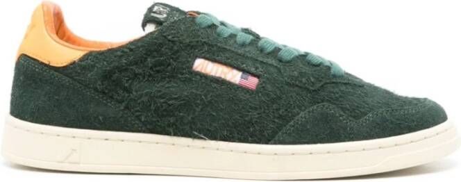 Autry Groene Flat Low Sneakers Green Heren