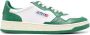 Autry Witte Groene Leren Sneakers met Geperforeerde Neus Green - Thumbnail 1