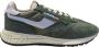 Autry Lage Sneakers in Militaire Stijl van Nylon en Suède Green Heren - Thumbnail 12