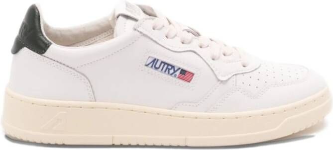 Autry Groene Zijde & Nylon Sneakers