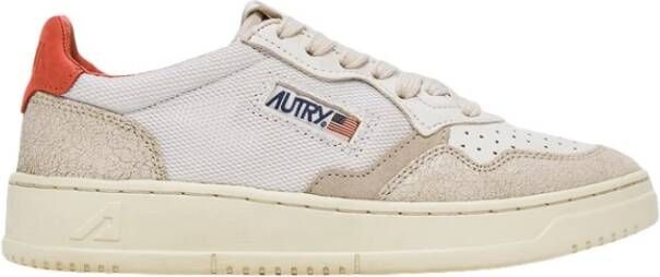 Autry Jaren 80 Vintage Stijl Lage Sneakers White Dames