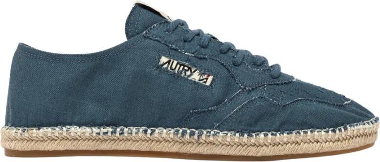 Autry Katoenen Espadrilles met Vetersluiting