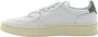 Autry Groene Tab Sneakers Vintage-stijl Sneaker met geperforeerde neus en leren tong White Heren - Thumbnail 15