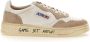 Autry Witte leren sneakers met geperforeerde neus en geborduurd logo White Dames - Thumbnail 8