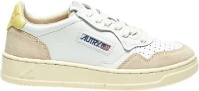 Autry Lage Top Leren en Suède Sneakers Meerkleurig