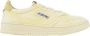Autry Lage Denim Sneakers met Gele Iris Wit Heren - Thumbnail 1